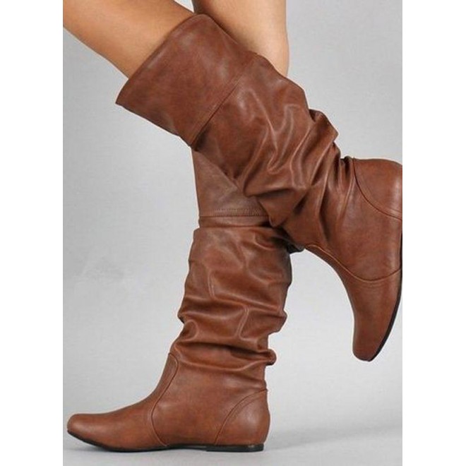 Women's Mid-Calf Boots Flat Heel Boots