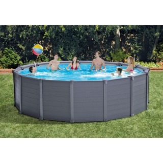 15ft 8in X 49in Graphite Gray Panel Pool Set