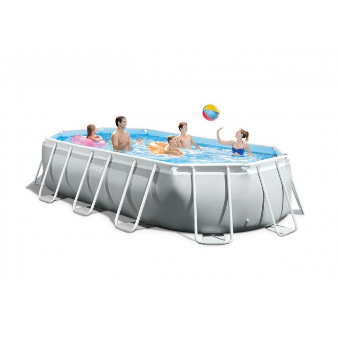 16ft 6in X 9ft X 48in Prism Frame Oval Pool Set
