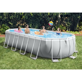 20ft X 10ft X 48in Prism Frame Oval Pool Set