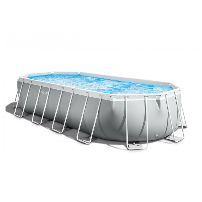 20ft X 10ft X 48in Prism Frame Oval Pool Set