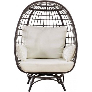 Swivel Egg Cuddle Outdoor Chair