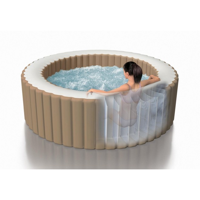 77in X 28in PureSpa Bubble Massage Spa with Energy Efficient Spa Cover